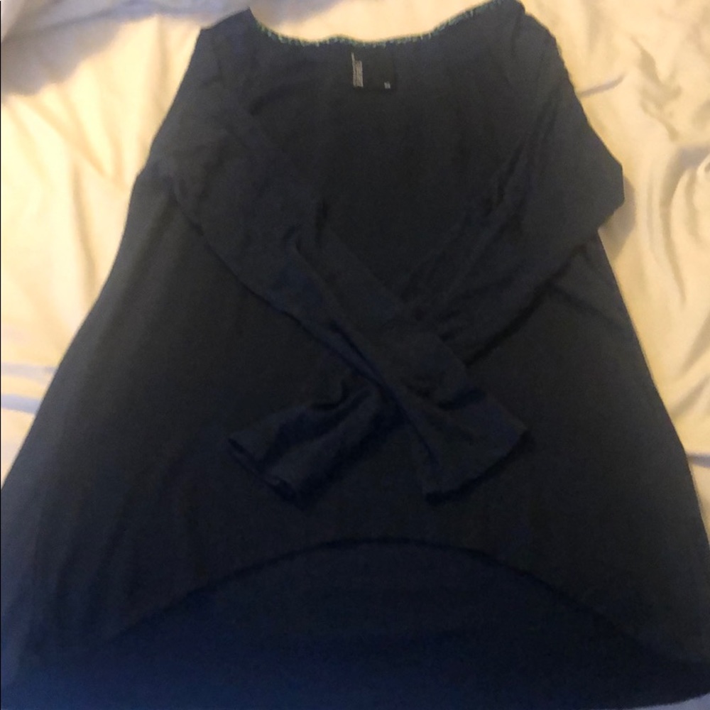 Navy blue long sleeve tshirt